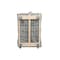 Steele Canvas Basket 12 BU Permanent Truck Blue Vinyl w/Grey Vinyl - 4in Casters 9212VBLUVGRYW4 - alternate 2